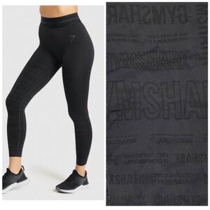 Gymshark | Black Vision Logo Leggings